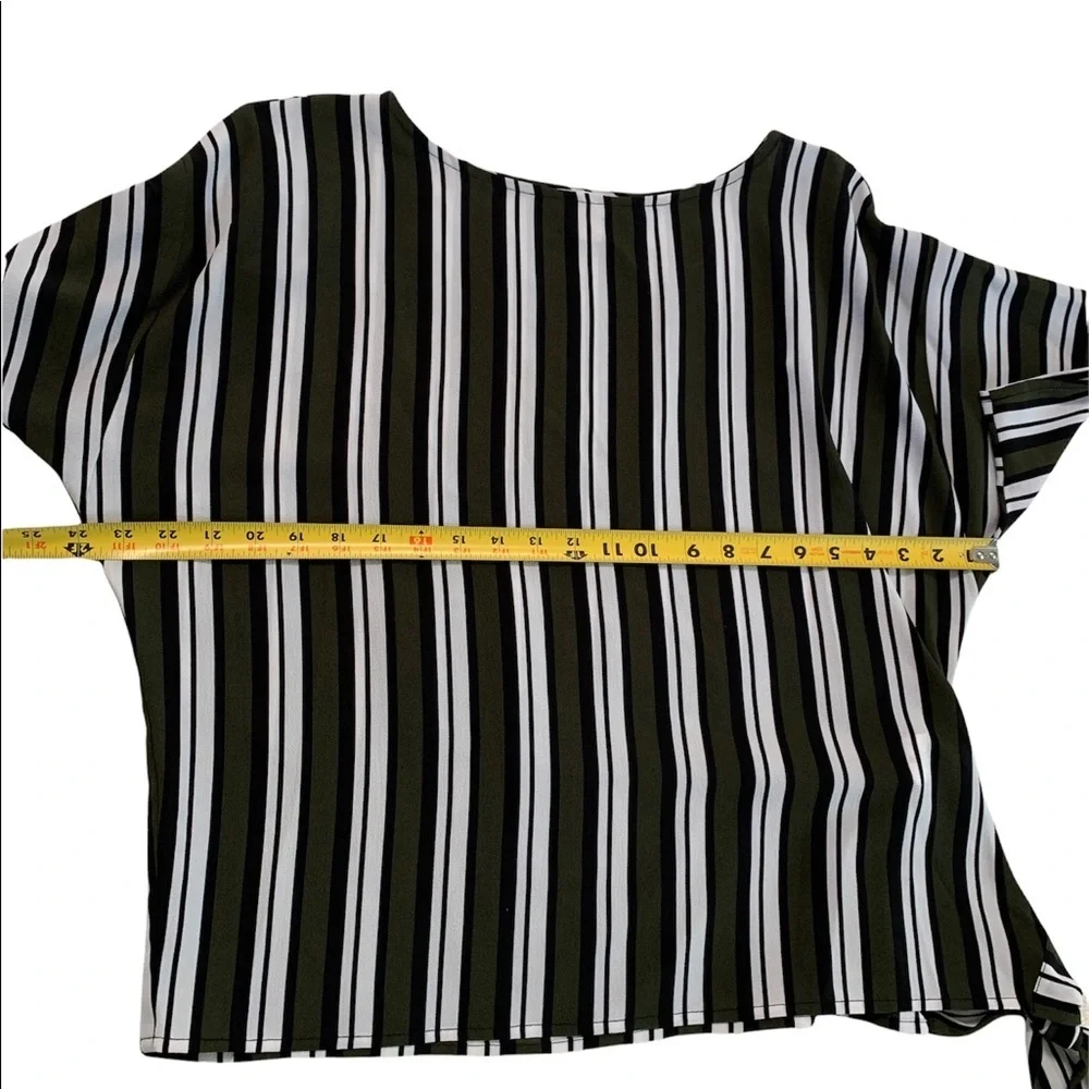 Michael Kors Multicolored Stripes Blouse Size Medium